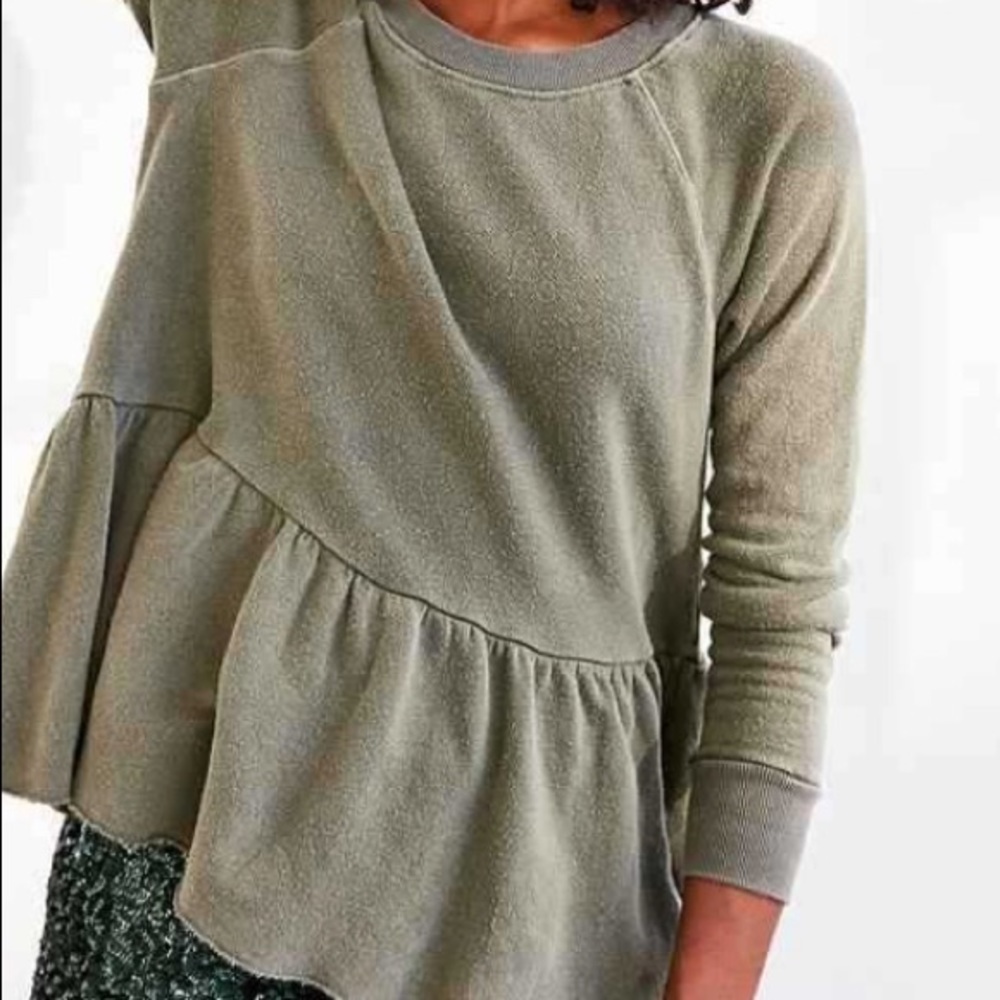 Truly madly deeply peplum Sweater